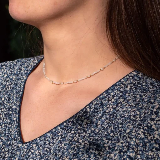 Collier Femme Sloya Paloma en pierres de Lune