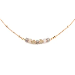Collier Femme Sloya Piana en pierres Labradorite