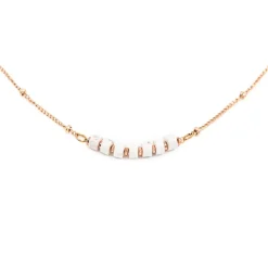 Collier Femme Sloya Piana en pierres Howlite