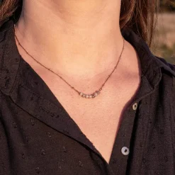 Collier Femme Sloya Piana en pierres Labradorite