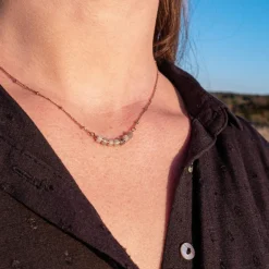 Collier Femme Sloya Piana en pierres Labradorite
