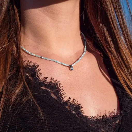 Collier Femme Sloya Lumia Amazonite