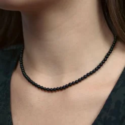 Collier Femme Sloya Serena Obsidienne