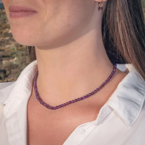 Collier Femme Sloya Serena Améthyste