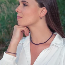 Collier Femme Sloya Serena Améthyste