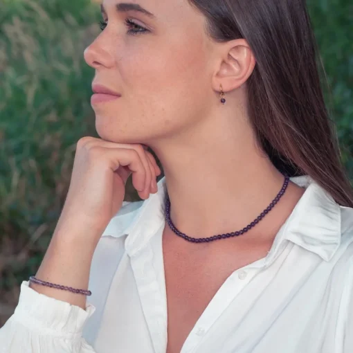 Collier Femme Sloya Serena Améthyste