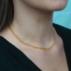 Collier Femme Sloya Serena Citrine