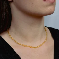Collier Femme Sloya Serena Citrine