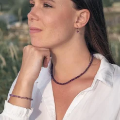 Collier Femme Sloya Serena Améthyste
