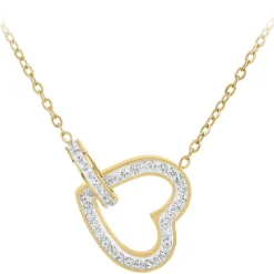 Collier Femme So Charm - B2939-DORE - Collier Coeur Doré