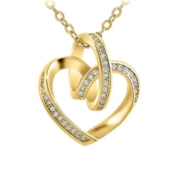 Collier Femme So Charm - B2809-DORE - Collier Coeur Doré