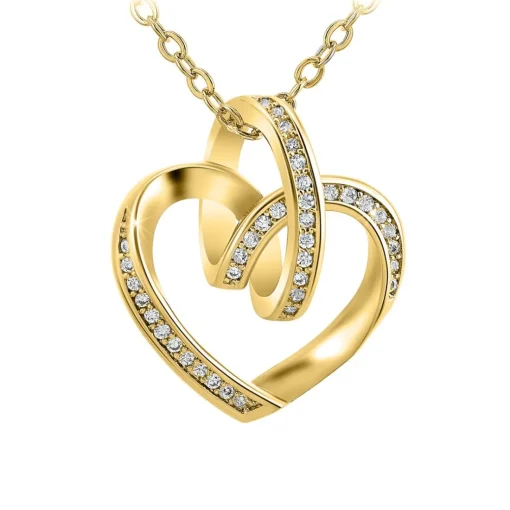 Collier Femme So Charm - B2809-DORE - Collier Coeur Doré
