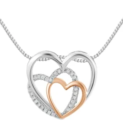 Collier Femme So Charm - B3297 - Collier Coeur Argenté