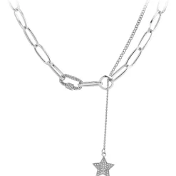 Collier Femme So Charm - B3248-ARGENT - Collier Mode Argenté
