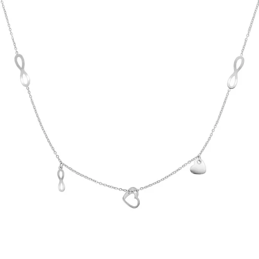 Collier Femme So Charm - B2303-ARGENT - Collier Mode Argenté
