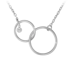 Collier Femme So Charm - BD2289-ARGENT-DIAMANT - Collier Mode Argenté