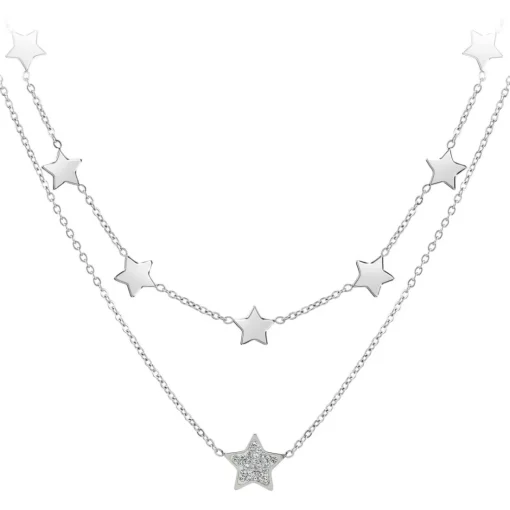 Collier Femme So Charm - B2761-ARGENT - Collier Mode Argenté