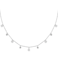 Collier Femme So Charm - BD3117-ARGENT-DIAMANT - Collier Mode Argenté