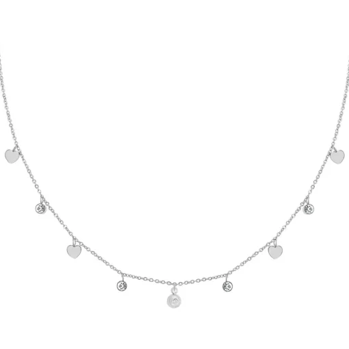 Collier Femme So Charm - BD3117-ARGENT-DIAMANT - Collier Mode Argenté