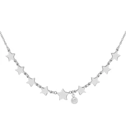 Collier Femme So Charm - BD3116-ARGENT-DIAMANT - Collier Mode Argenté