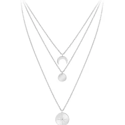 Collier Femme So Charm - BD2920-ARGENT-DIAMANT - Collier Mode Argenté