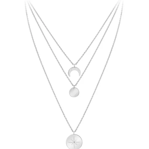 Collier Femme So Charm - BD2920-ARGENT-DIAMANT - Collier Mode Argenté