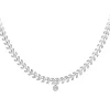 Collier Femme So Charm - BD2881-ARGENT-DIAMANT - Collier Mode Argenté