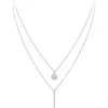 Collier Femme So Charm - BD2728-ARGENT-DIAMANT - Collier Mode Argenté