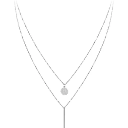 Collier Femme So Charm - BD2728-ARGENT-DIAMANT - Collier Mode Argenté