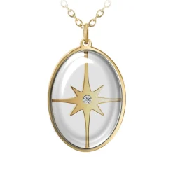 Collier Femme So Charm - BD2647-DORE-DIAMANT - Collier Mode Doré