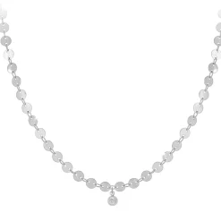 Collier Femme So Charm - BD2392-ARGENT-DIAMANT - Collier Mode Argenté