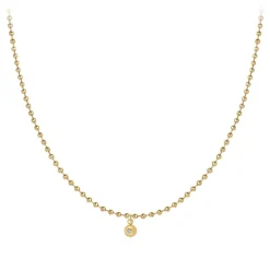 Collier Femme So Charm - BD2385-DORE-DIAMANT - Collier Mode Doré