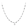 Collier Femme So Charm - BD2380-NOIR-DIAMANT - Collier Mode Argenté