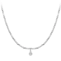 Collier Femme So Charm - BD2372-ARGENT-DIAMANT - Collier Mode Argenté