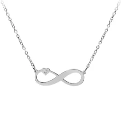 Collier Femme So Charm - BD4099-ARGENT - Collier Infini Argenté