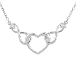 Collier Femme So Charm - B4190-ARGENT - Collier Coeur Argenté