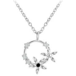 Collier Femme So Charm - BD3244-ARGENT-DIAMANT - Collier Mode Argenté