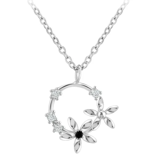 Collier Femme So Charm - BD3244-ARGENT-DIAMANT - Collier Mode Argenté