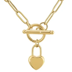 Collier Femme So Charm - B3229-DORE - Collier Coeur Doré