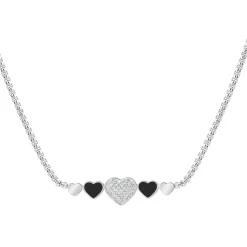 Collier Femme So Charm - B2935-ARGENT-COLLIER - Collier Coeur Argenté