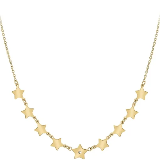 Collier Femme So Charm - BD3116-DORE-DIAMANT - Collier Mode Doré