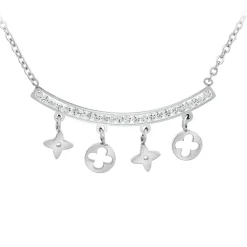 Collier Femme So Charm - B3206-ARGENT - Collier Mode Argenté