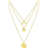 Collier Femme So Charm - BD2920-DORE-DIAMANT - Collier Mode Doré