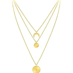 Collier Femme So Charm - BD2920-DORE-DIAMANT - Collier Mode Doré