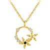 Collier Femme So Charm - BD3244-DORE-DIAMANT - Collier Mode Doré