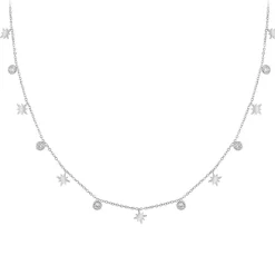 Collier Femme So Charm - B2205-ARGENT - Collier Mode Argenté