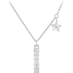 Collier Femme So Charm - BD2687-ARGENT-DIAMANT - Collier Mode Argenté