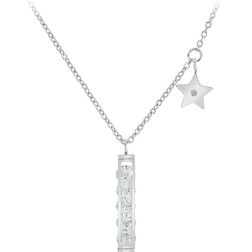 Collier Femme So Charm - BD2687-ARGENT-DIAMANT - Collier Mode Argenté
