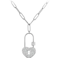 Collier Femme So Charm - B3270-ARGENT - Collier Cadenas Argenté