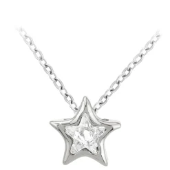 Collier Femme So Charm - B3085-ARGENT - Collier Étoile Argenté